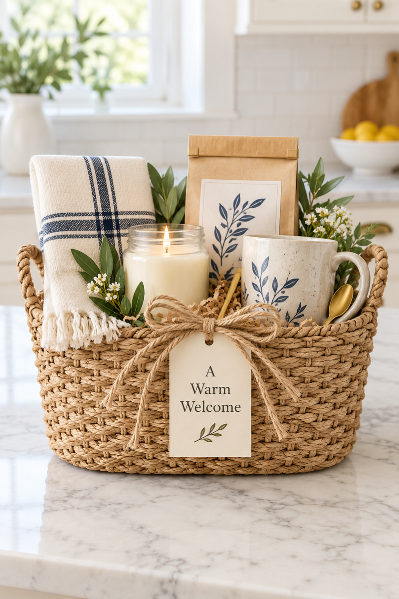 A Warm Welcome — gift basket by Brookmans Hampers